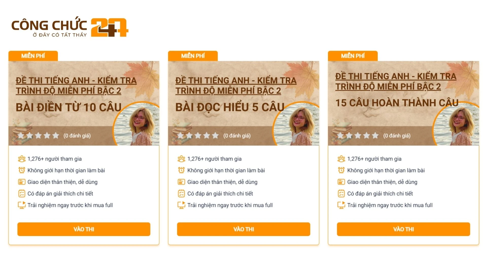    Tổng hợp những bộ đề thi thử trắc nghiệm tiếng Anh viên chức giáo dục miễn phí